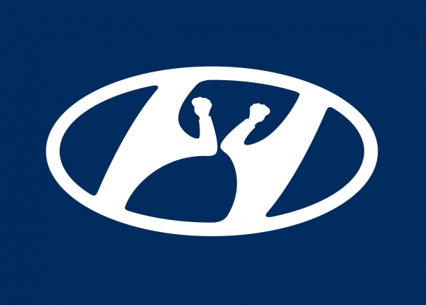 Hyundai «держит дистанцию» — в логотипе