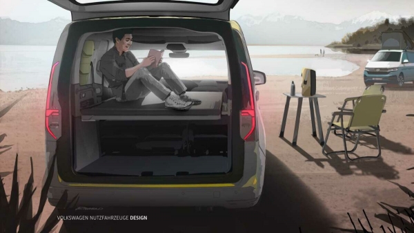 Volkswagen создал самый бюджетный минивэн в линейке, способный превращаться в полноценный дом