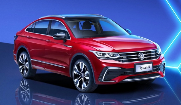 Представлен купеобразный Volkswagen Tiguan X: пока только для Китая