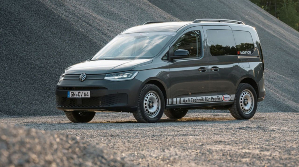 Вэн Volkswagen Caddy превратили во внедорожник благодаря новому опциональному пакету
