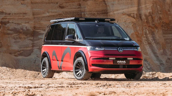Volkswagen Multivan T7 подготовили для активного отдыха: приподнятая подвеска, внедорожные шины и другие новшества