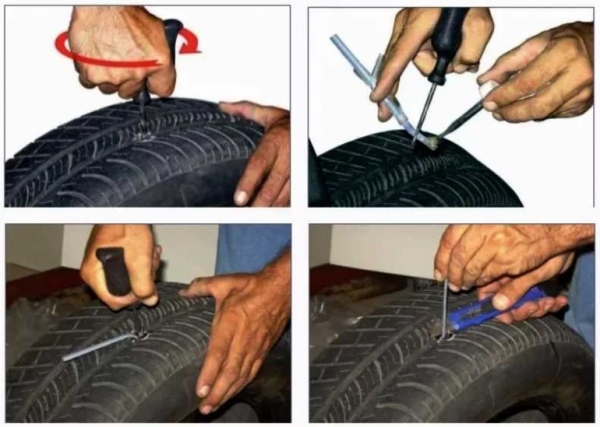 Как починить прокол на шине, если нет возможности заехать в сервис